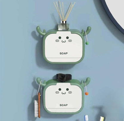Wall-Mounted Cartoon Soap Holder