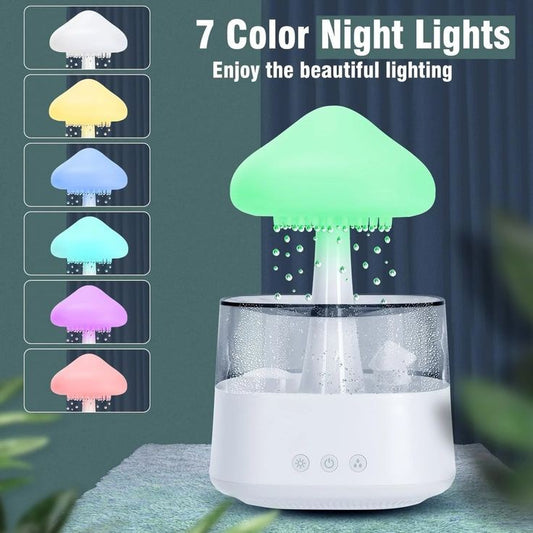 Mushroom Rain 7 Colours Humidifier Diffuser