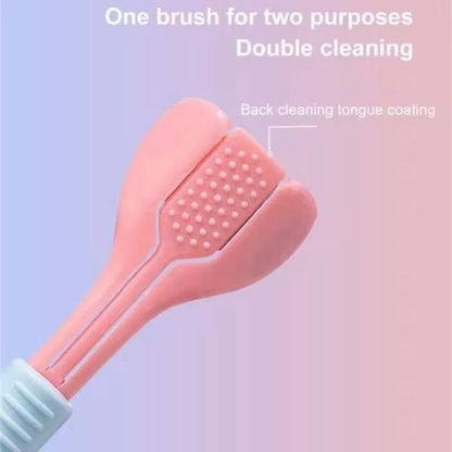 3 Sided Soft Bristles Cleaning Teeth Brush