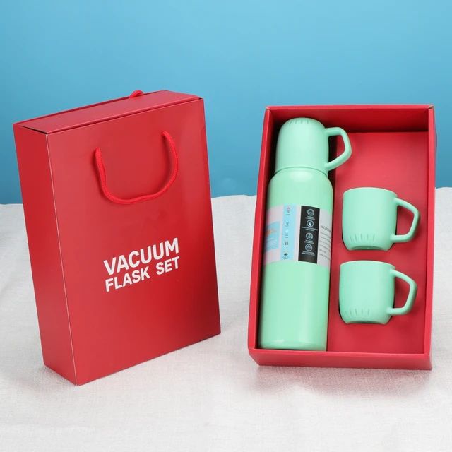 New Shape Vacuum Flask Bottle with 3 Cups