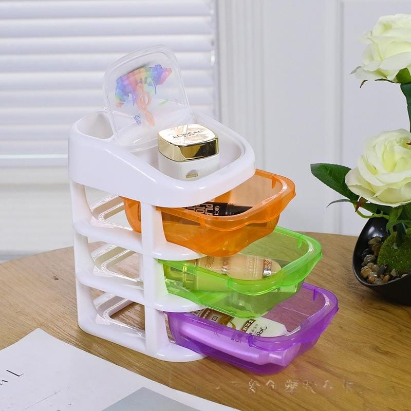 3 Drawers Desktop Storage Organizer Storage Box