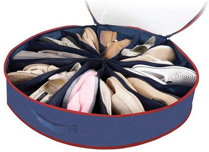 12 Pairs Round Shape Shoe Storage Organizer