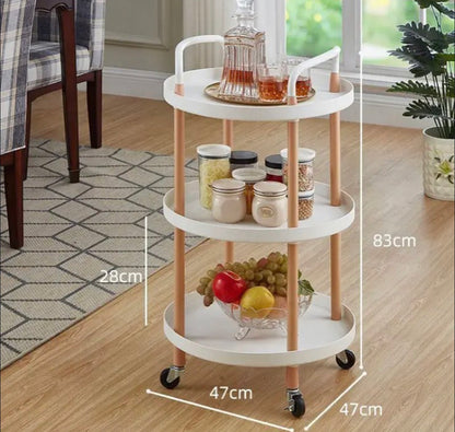 3 Layer Multipurpose Kitchen Storage Trolley