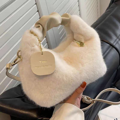 Fluffy Fur Trendy Crossbody Bag