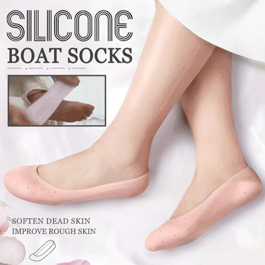Silicone Moisturising Full Heel Socks