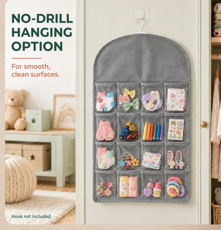 Multipurpose 16 Pockets Hanging Organizer
