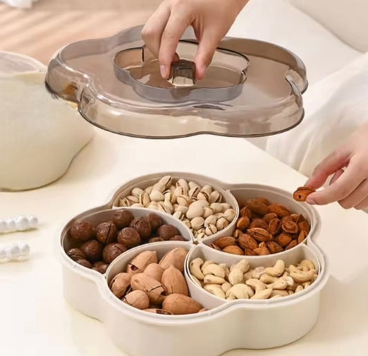 5 Portions DryFruit Storage Box with Lid