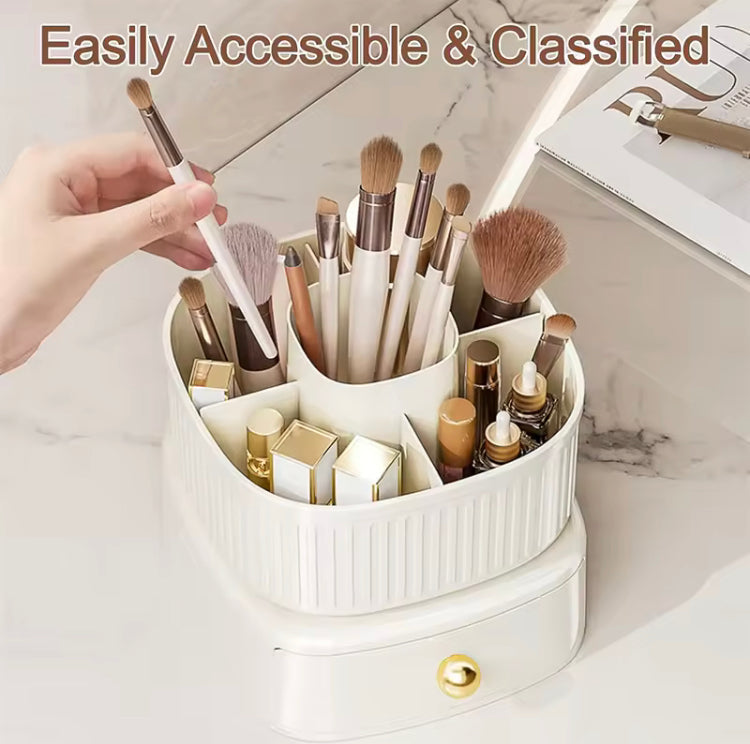 360 Rotation Brush Holder with Drawer