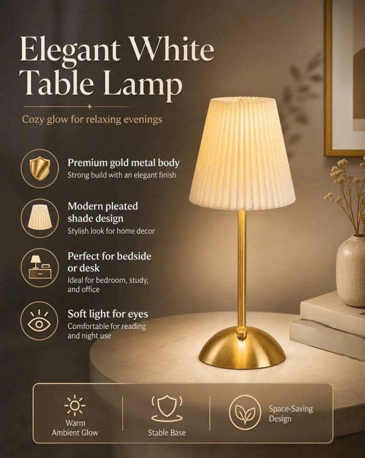 Metal Touch Led Lamp with 3 Light Modes