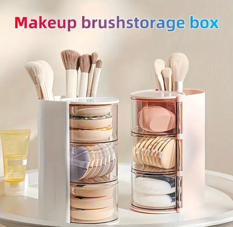 Dustproof Organizer with Brush Holder