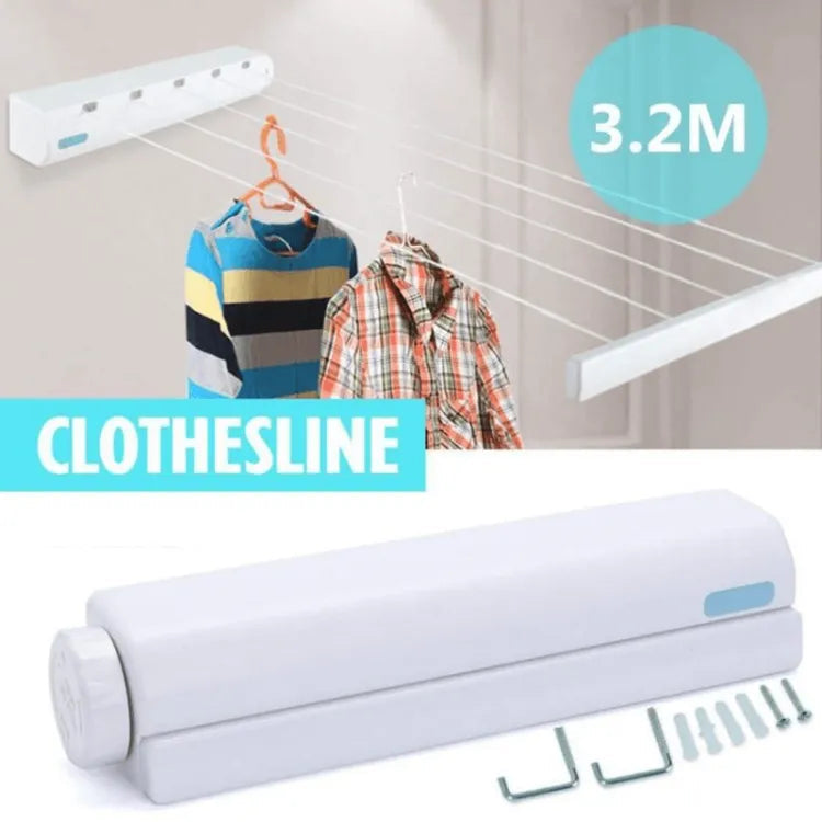 Wall-Mounted 3.2meter Automatic Clothesline
