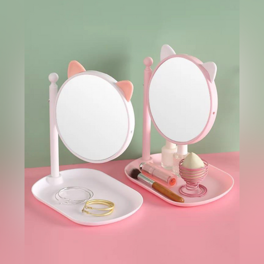 Cute Vanity Table Mirror with Stand