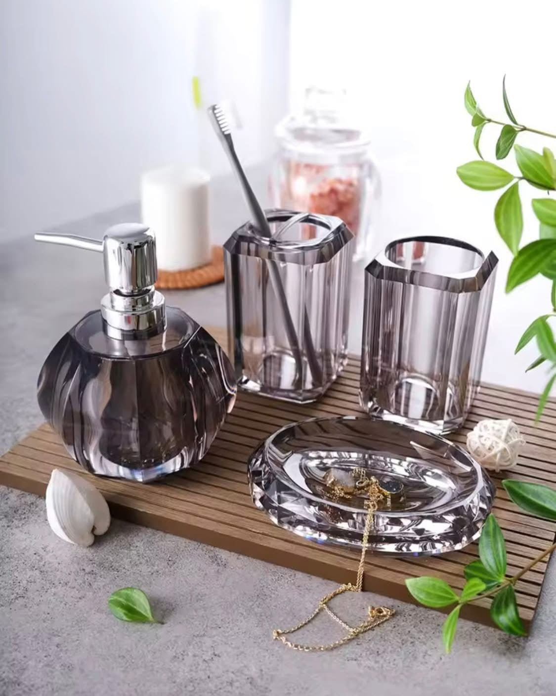 4 Pcs Bathroom Set (Best Quality)
