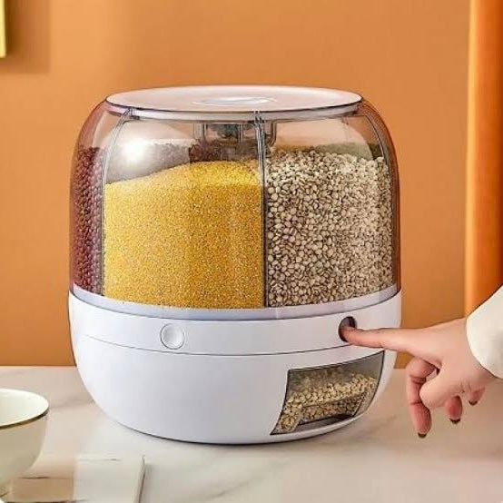 10kg Rotating Rice Cereal Dispenser