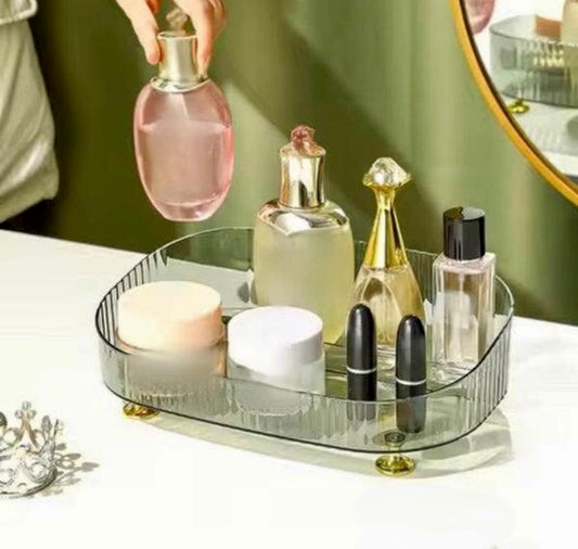 Large Capacity Acrylic Makeup Vanity Tray