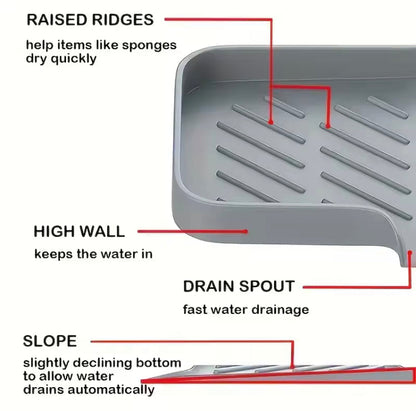 Silicone Drainage Sink Tray