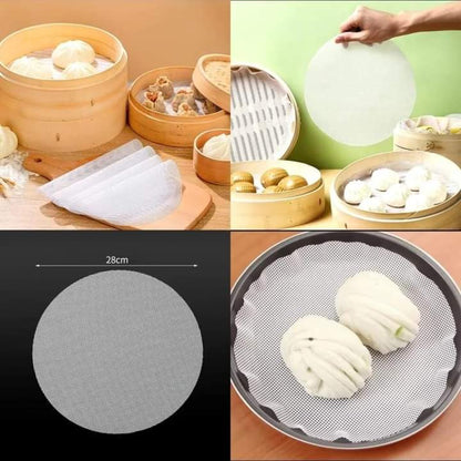 3 Pcs Reusable Silicone Steamer Sheets