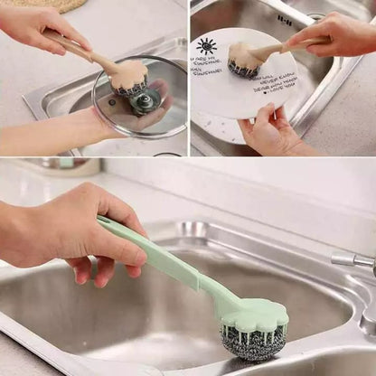 Self Cleaning Brush for Sink Dishes