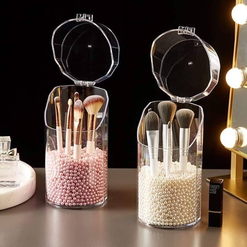 Acrylic Pearls Brushes Holder