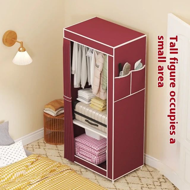Dust proof Large Capacity Foldable Non-Woven Wardrobe