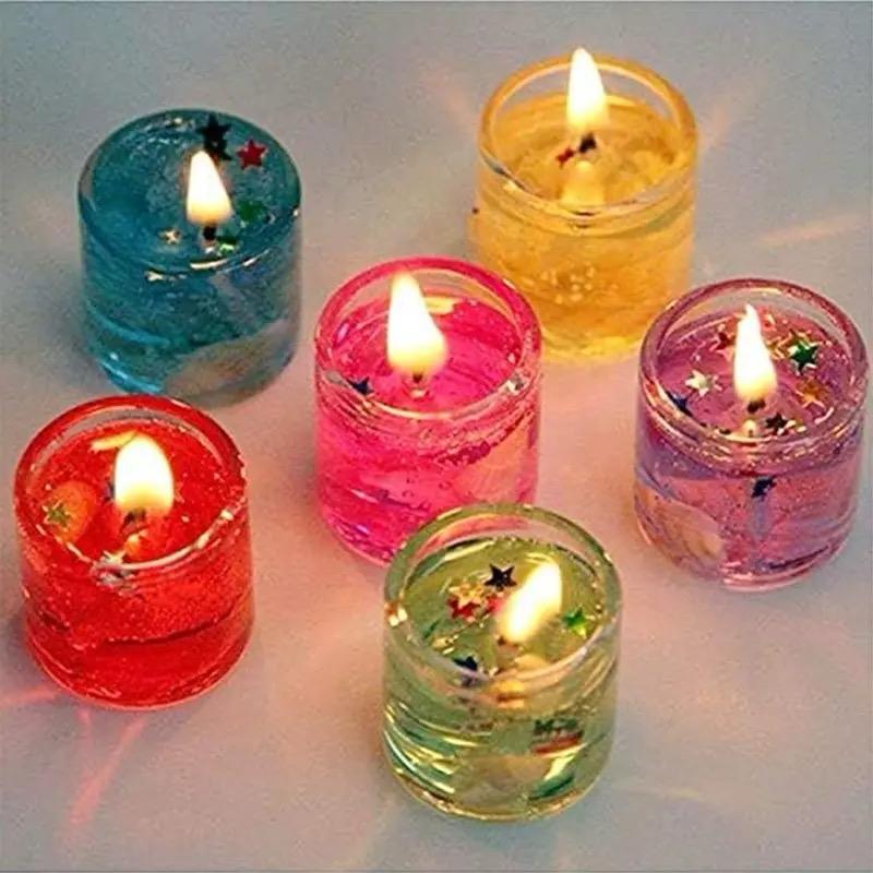 Pack of 12 Candles Set for Home Decor