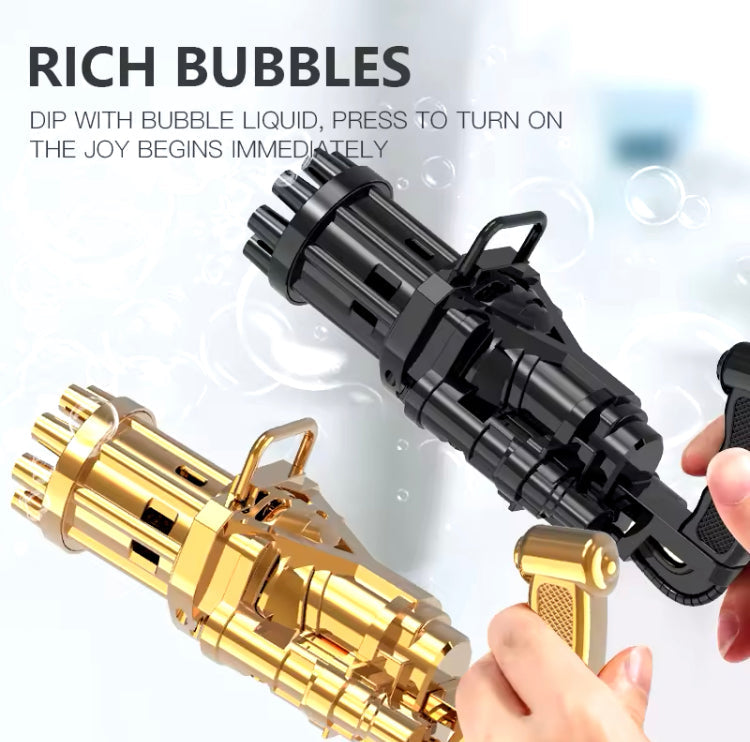 Automatic 8 Hole Bubble Gun for Kids