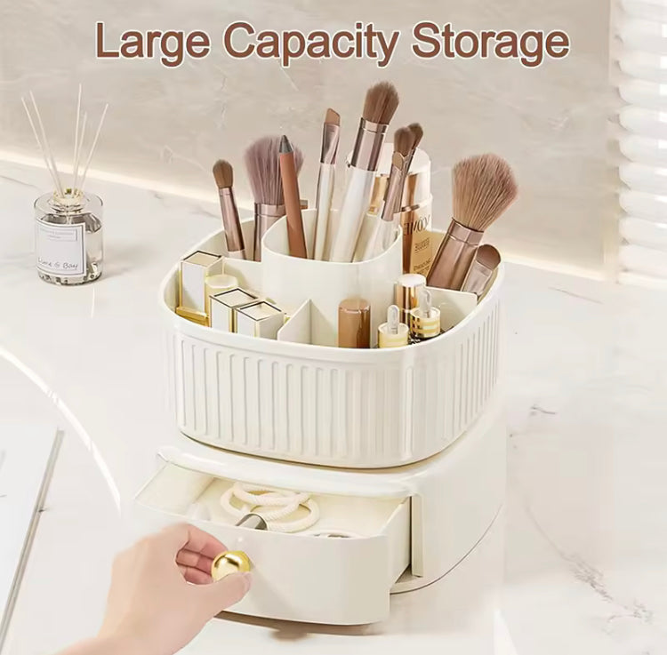 360 Rotation Brush Holder with Drawer