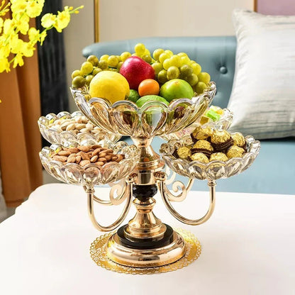 Rotating Dry Fruit Plate Stand