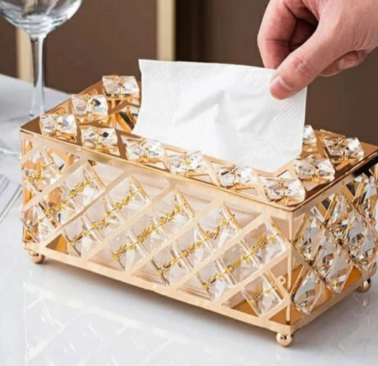 Zigzag Crystal Tissue box