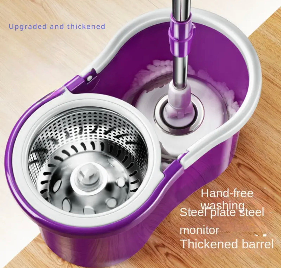 360 Rotating Spin Mop Bucket With Wheels