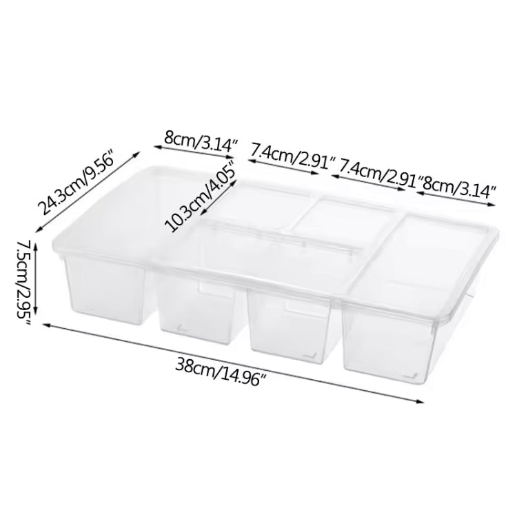 6 Portion Food Storage Box with Lid