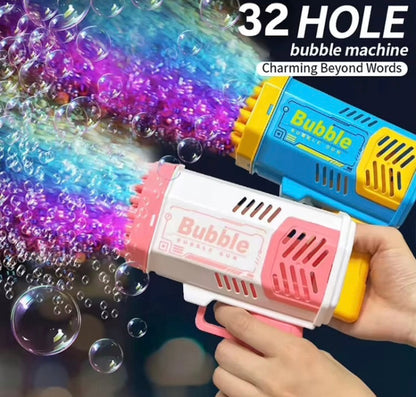 32 Holes Kids Bubble Gun