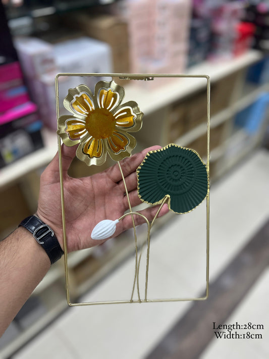 Flower Metal Wall Motif for Home Decor