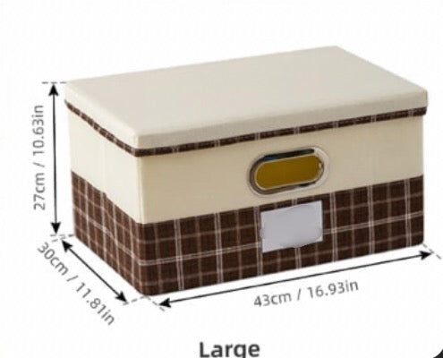 Clothes Storage Box with Cover Lid
