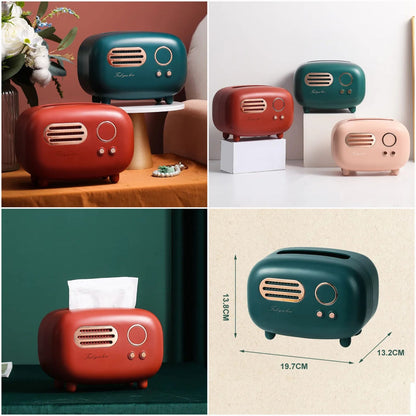 Radio Style Tissue Box