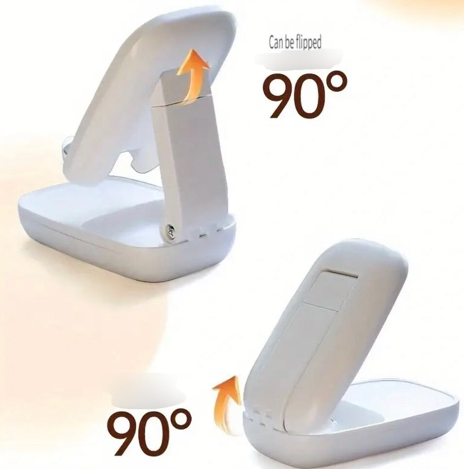 Foldable Mobile Stand with Makeup mirror