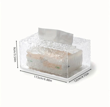 Wall-Mounted Acrylic Tissue Box