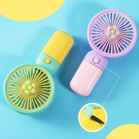 Portable Flower Hand Fan
