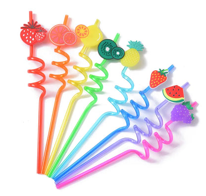 Pack of 4 Reusable Fruit Straw