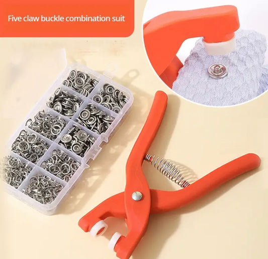 Tich Button Kit With Hand Pressure Sewing