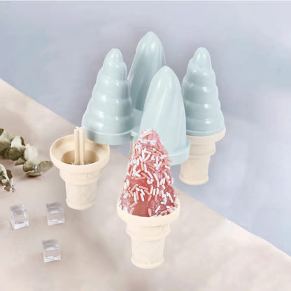 New 4 in 1 Summer Home DIY Ice Cream/Popsicles Mold