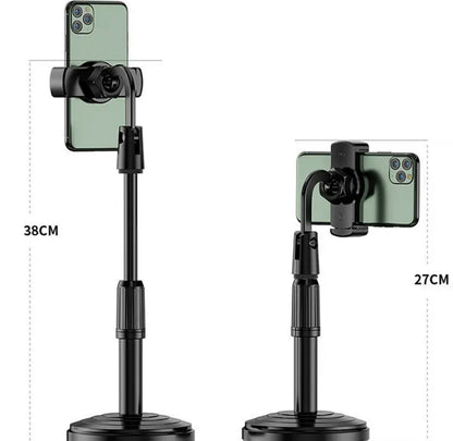 360 Rotation Mobile Phone Holder Tripod Stand