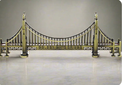 Metal Golden Gate Bridge Model For Decoration