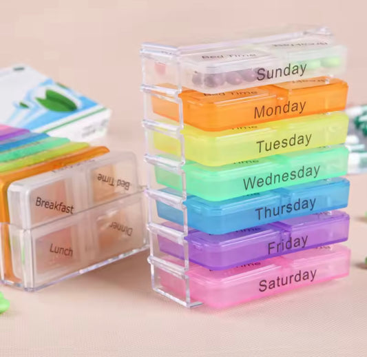 7 Days Portable Travel Pill Box