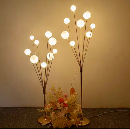 Led Corner Ball Floor Lamp for Home Decor