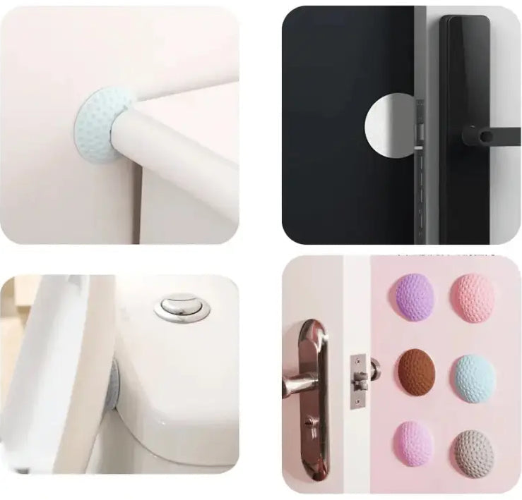 10 Pcs Wall Adhesive Silicone Door stopper