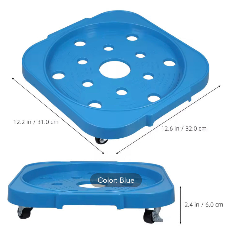Moveable Base with Wheels for Bottles