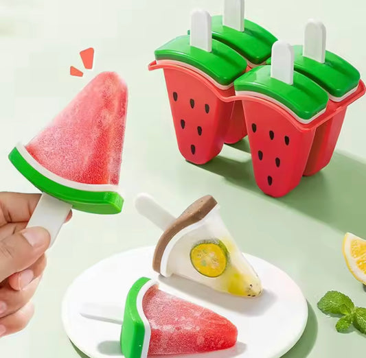 4 Grids Icecream Moulds Set