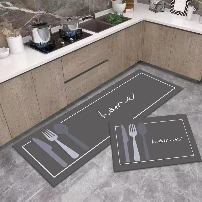 2 Pcs Non Slip Floor Mat Set