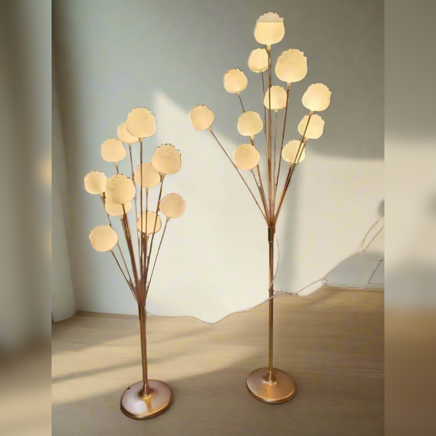 Led Flower Corner Floor Lamp For Home Decor